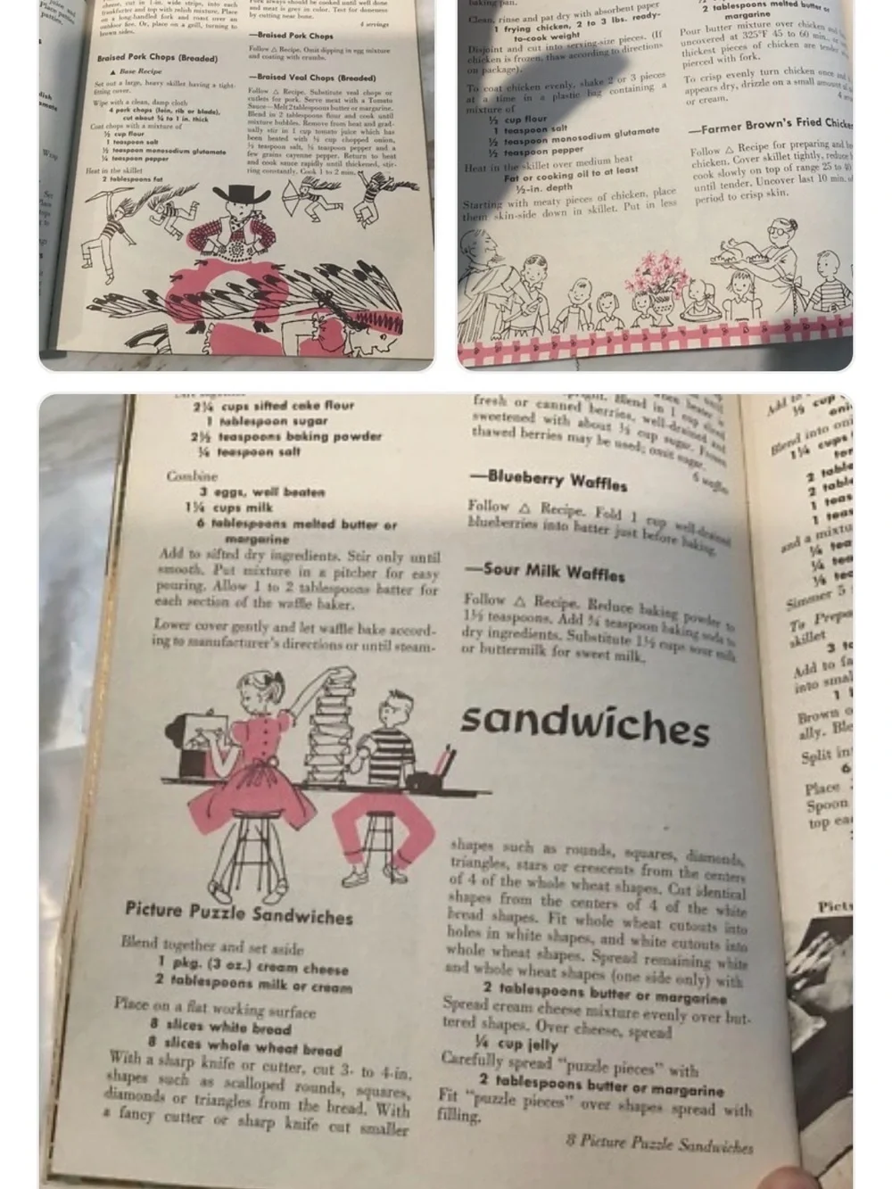 Vintage 1950’s Children Love Cookbook -